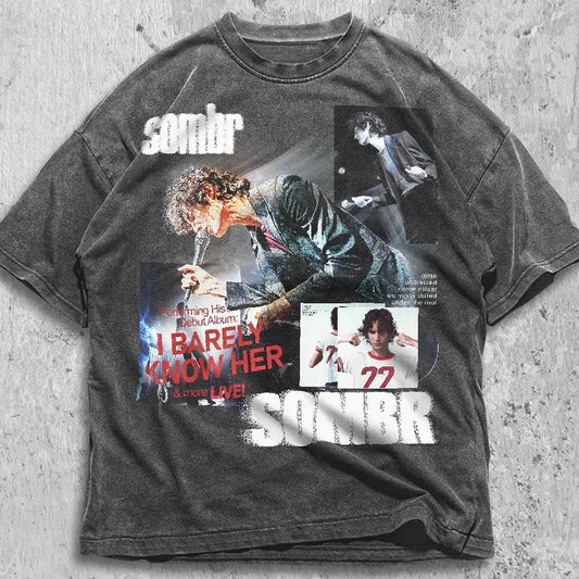 Retro 90's Sombr T-Shirt, Sombr World Tour Music Fan Bootleg Tee T-Shirt, Gift For Women And Man Ady Store