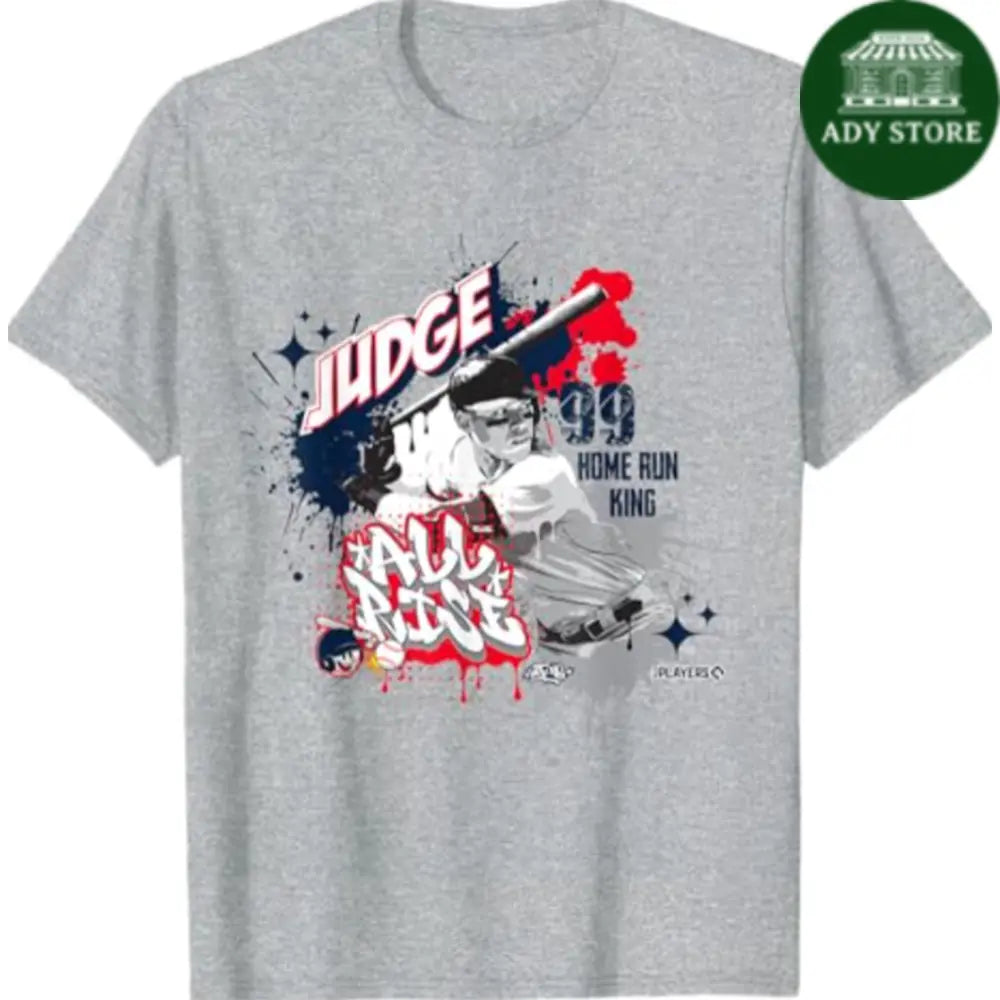 Aaron Judge New York Baseball Sket One x MLB Players T-Shirt Ady Store