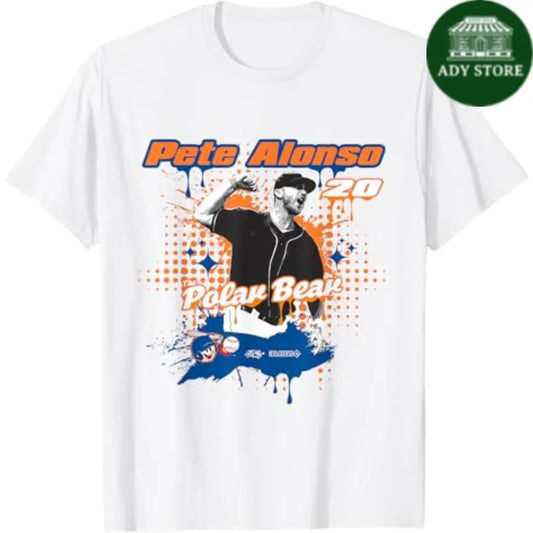 Pete Alonso New York Baseball Sket One x MLB Players T-Shirt Ady Store