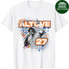 Jose Altuve Houston Baseball Sket One x MLB Players T-Shirt Ady Store