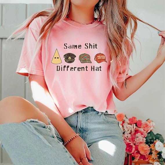 Same Shit Different Hat Shirt, Funny Sarcastic Meme Tee, Humorous Bold Statement Top, Quirky Graphic Apparel, Unique Sarcastic Humor T-Shirt, Funny Gift for Men Black Ady Store
