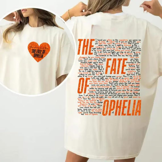 The Fate of Ophelia Lyrics Shirt, You Save My Heart From The Fate of Ophelia Tee, Retro Music Graphic tee, Showgirl Shirt Ady Store
