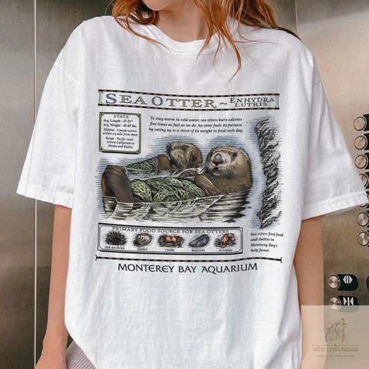 Sea Otters Monterey Bay Aquarium Shirt, Music Fan T-Shirt, Monterey Bay Aquarium Shirt Ady Store