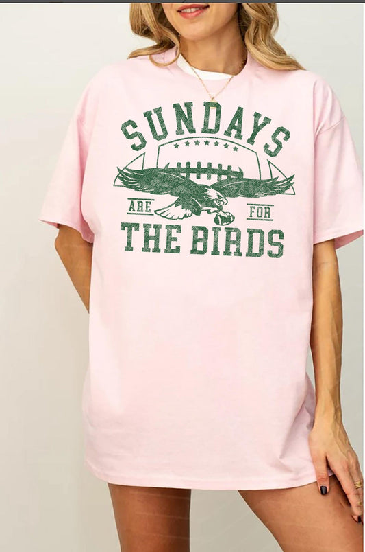 Philadelphia Eagles Sundays Are For The Birds T Shirt, Vintage Football Fan Graphic Tee, Funny Game Day Shirt, Philly Gift Merch Tee Ady Store