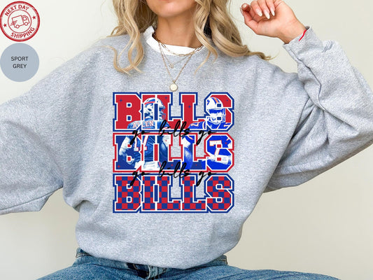 Bills T-Shirt, Buffalo Football Game Day Shirt,Game Day Sweatshirt, Buffalo Football Tshirt, Buffalo Lover Gift Ady Store