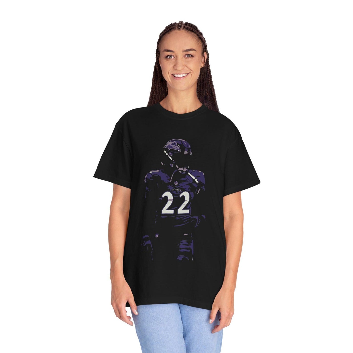 Derrick Henry Baltimore Ravens Unisex Garment-Dyed T-shirt Ady Store