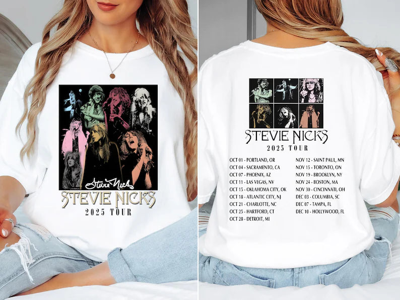 Vintage Inspired 2025 Rock Tour T-Shirt – Retro Music Unisex Tee Ady Store