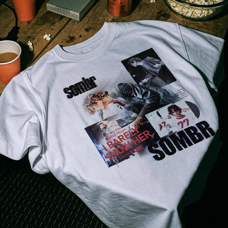 Retro 90's Sombr T-Shirt, Sombr World Tour Music Fan Bootleg Tee T-Shirt, Gift For Women And Man Ady Store