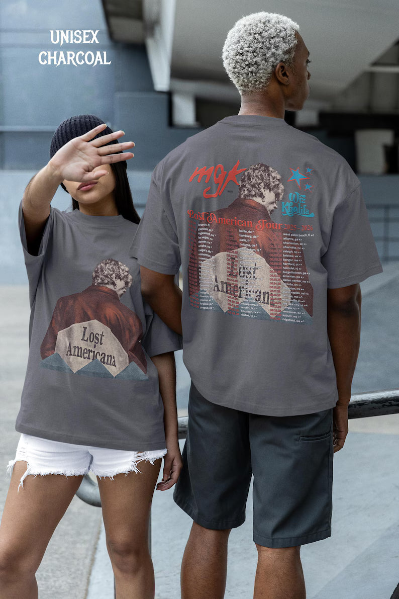 Lost America Tour 2025 Shirt | Machine Gun Kelly Inspired Merch | Pop Punk Concert Tee & Fan Merch Ady Store
