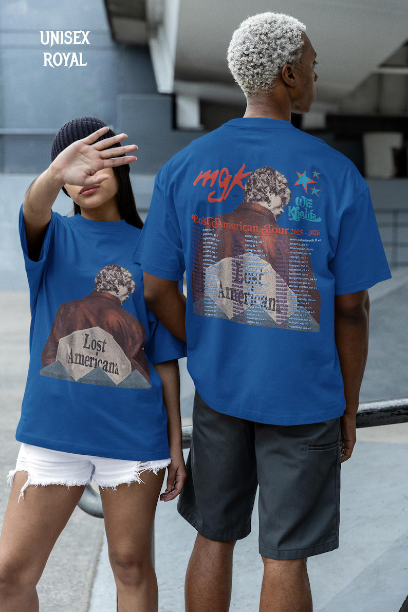 Lost America Tour 2025 Shirt | Machine Gun Kelly Inspired Merch | Pop Punk Concert Tee & Fan Merch Ady Store