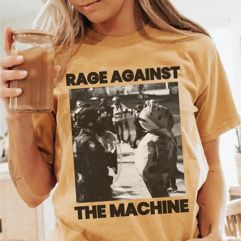 Portland Frog Protest Shirt, Anti ICE Shirt, Anti Fascism Shirt, Anti Trump Shirt, Vintage Activist Shirt, Resistance Tee, Fuck ICE Shirt Ady Store