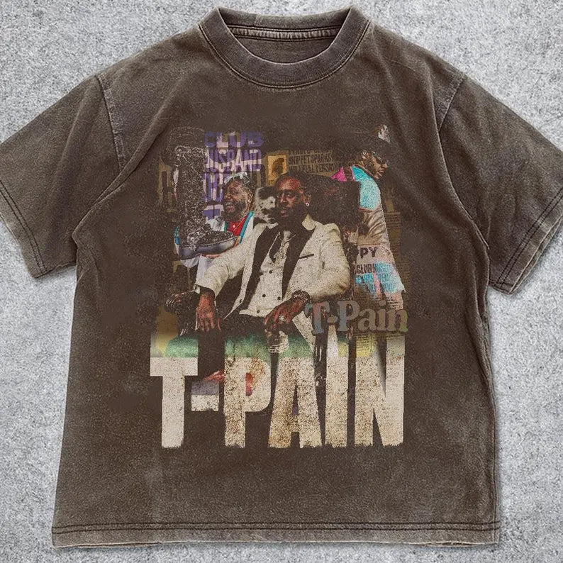 T-Pain Bootleg T-Shirt, TPain Tour TPain Tee, TPain Gift, TPain Hiphop Shirt, Tour Gift For Fan, Concert T-shirt Ady Store