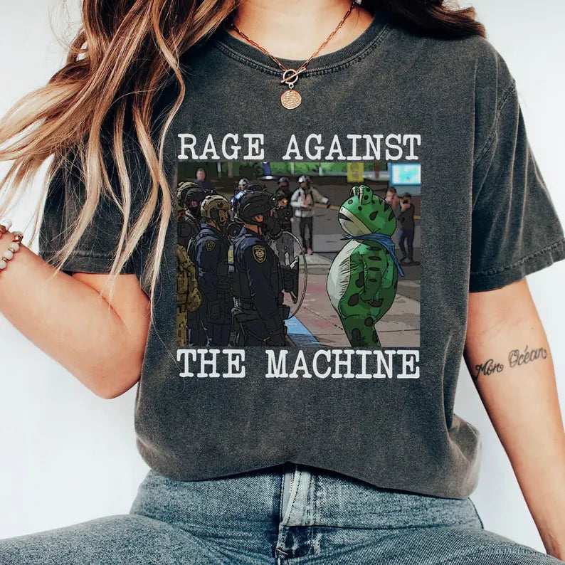 Portland Frog Protest Shirt, Anti Fascism Shirt, Anti ICE Shirt, Activist Shirt, Resistance Shirt Ady Store