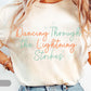 Dancing Through The Lightning Strikes Shirt, Inspired Opalite Graphic sweatshirt,Country Music fan gift, dance Apparel tee Ady Store