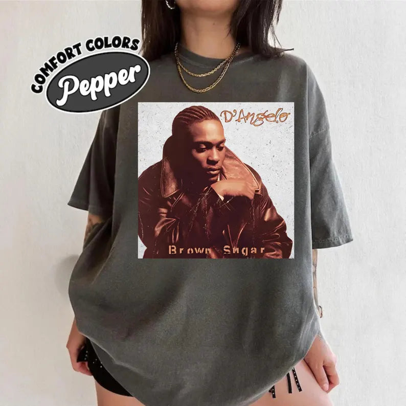 D'angelo Shirt, Brown Sugar, Vntg Rap Tee, 90s rnb 2000's music,Neo Soul, Music T-Shirt, D'angelo Memories T Shirt Ady Store
