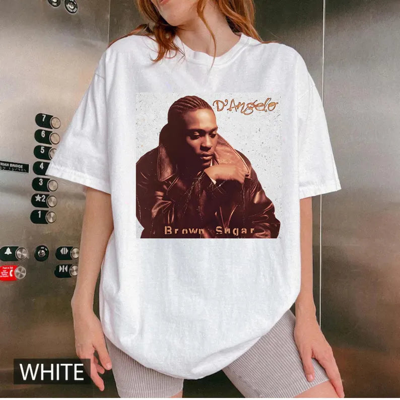 D'angelo Shirt, Brown Sugar, Vntg Rap Tee, 90s rnb 2000's music,Neo Soul, Music T-Shirt, D'angelo Memories T Shirt Ady Store