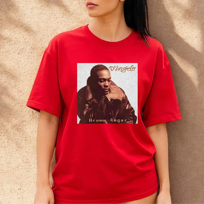 D'angelo Shirt, Brown Sugar, Vntg Rap Tee, 90s rnb 2000's music,Neo Soul, Music T-Shirt, D'angelo Memories T Shirt Ady Store