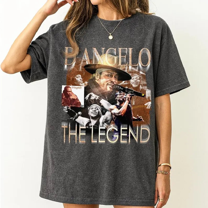 D'angelo T Shirt, Brown Sugar Tour Tee, Concert Merch, Vntg Rap Tee 90s Rnb 2000's Music, RIP Legend Music T-Shirt Ady Store