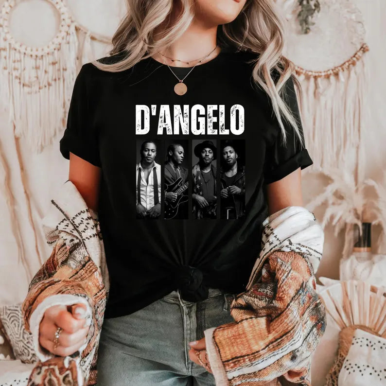 D'angelo Shirt, Brown Sugar, Vntg Rap Tee, 90s rnb 2000's music,Neo Soul, Music T-Shirt, D'angelo Memories T Shirt Ady Store