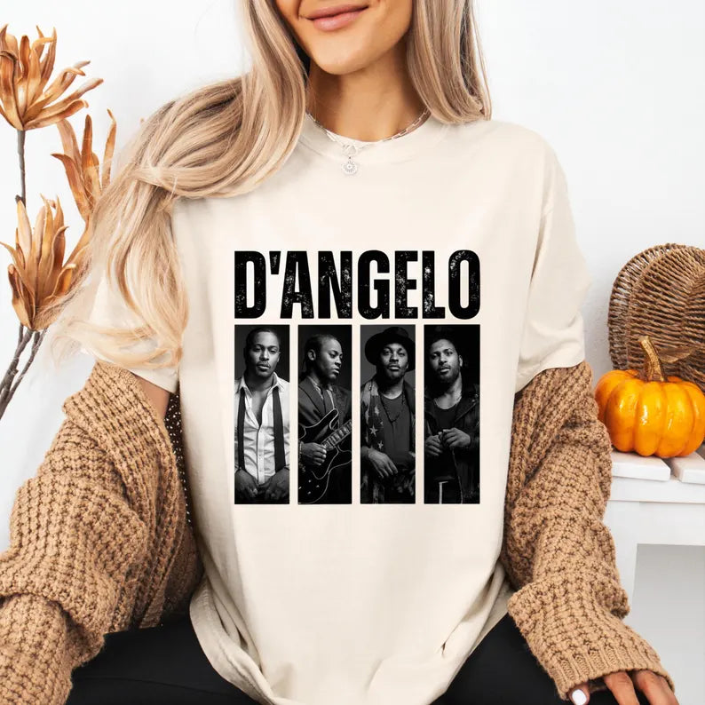 D'angelo Shirt, Brown Sugar, Vntg Rap Tee, 90s rnb 2000's music,Neo Soul, Music T-Shirt, D'angelo Memories T Shirt Ady Store