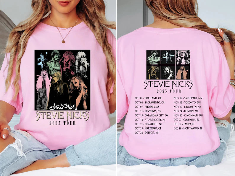 Vintage Inspired 2025 Rock Tour T-Shirt – Retro Music Unisex Tee Ady Store