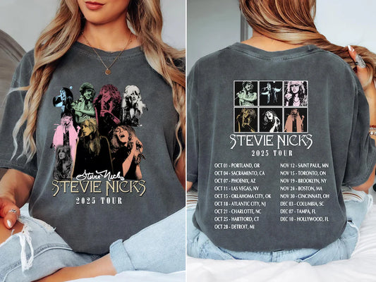 Vintage Inspired 2025 Rock Tour T-Shirt – Retro Music Unisex Tee Ady Store