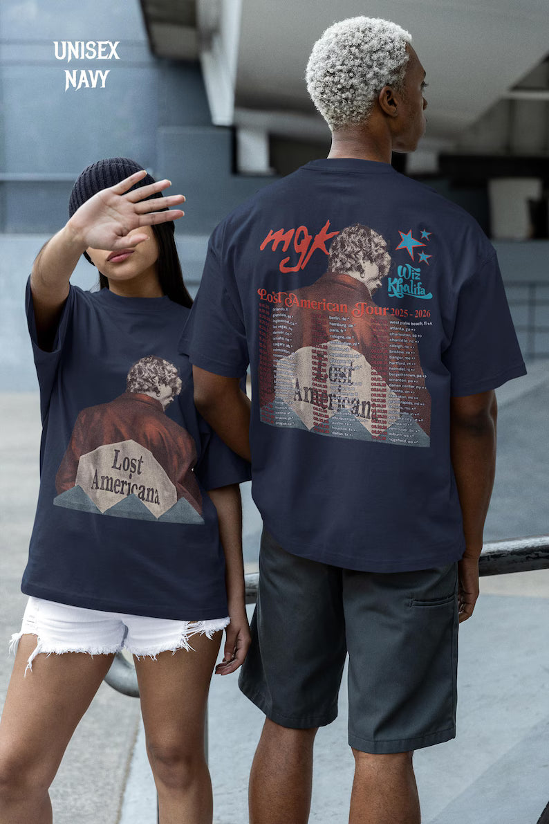 Lost America Tour 2025 Shirt | Machine Gun Kelly Inspired Merch | Pop Punk Concert Tee & Fan Merch Ady Store