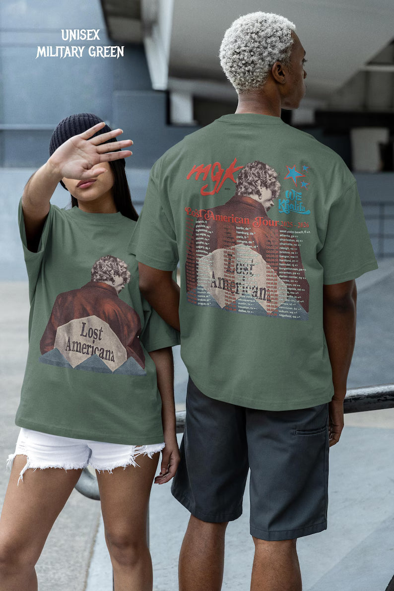 Lost America Tour 2025 Shirt | Machine Gun Kelly Inspired Merch | Pop Punk Concert Tee & Fan Merch Ady Store