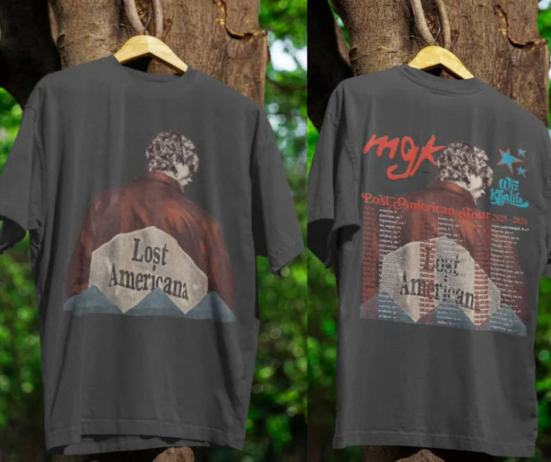 Lost America Tour 2025 Shirt | Machine Gun Kelly Inspired Merch | Pop Punk Concert Tee & Fan Merch Ady Store