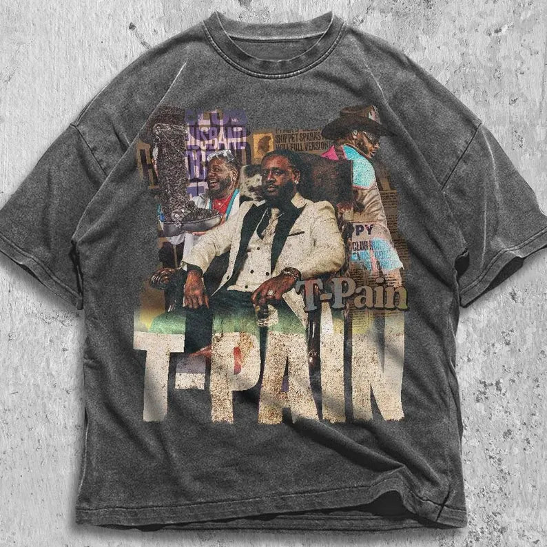 T-Pain Bootleg T-Shirt, TPain Tour TPain Tee, TPain Gift, TPain Hiphop Shirt, Tour Gift For Fan, Concert T-shirt Ady Store
