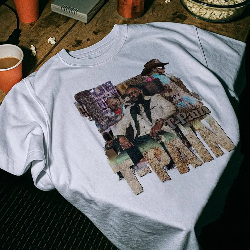 T-Pain Bootleg T-Shirt, TPain Tour TPain Tee, TPain Gift, TPain Hiphop Shirt, Tour Gift For Fan, Concert T-shirt Ady Store