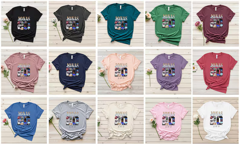 20th Anniversary Of Jonas Shirt, Living The Dream Tour 2025 Shirt, Jonas Fan Merchandise Shirt, Jonas Tour Gift For Fan Ady Store