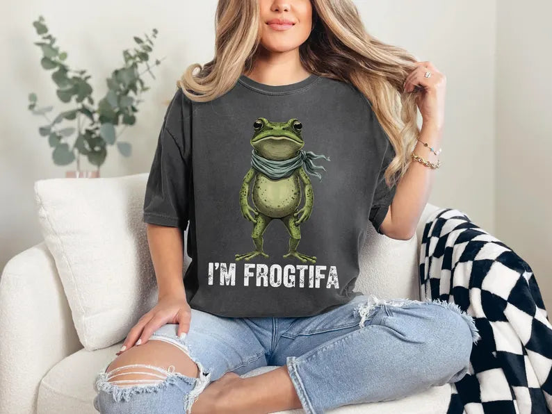 Portland Freedom Frog I'm Frogtifa Shirt - Anti-ICE Resistance Tee - Political Activist Gift Ady Store