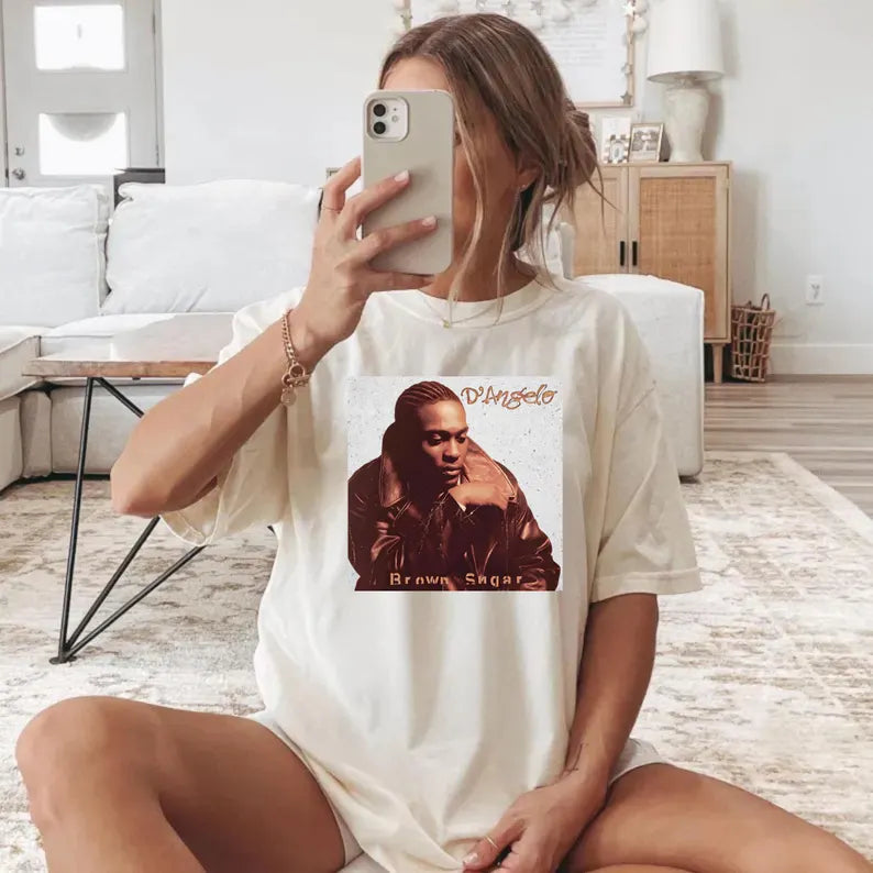 D'angelo Shirt, Brown Sugar, Vntg Rap Tee, 90s rnb 2000's music,Neo Soul, Music T-Shirt, D'angelo Memories T Shirt Ady Store