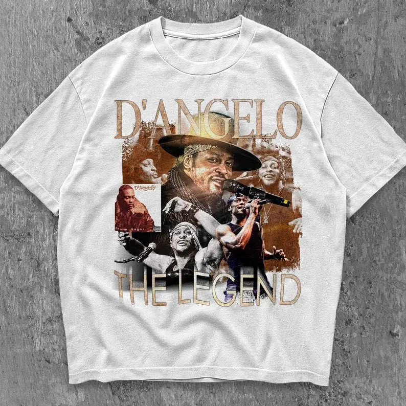 D'angelo T Shirt, Brown Sugar Tour Tee, Concert Merch, Vntg Rap Tee 90s Rnb 2000's Music, RIP Legend Music T-Shirt Ady Store