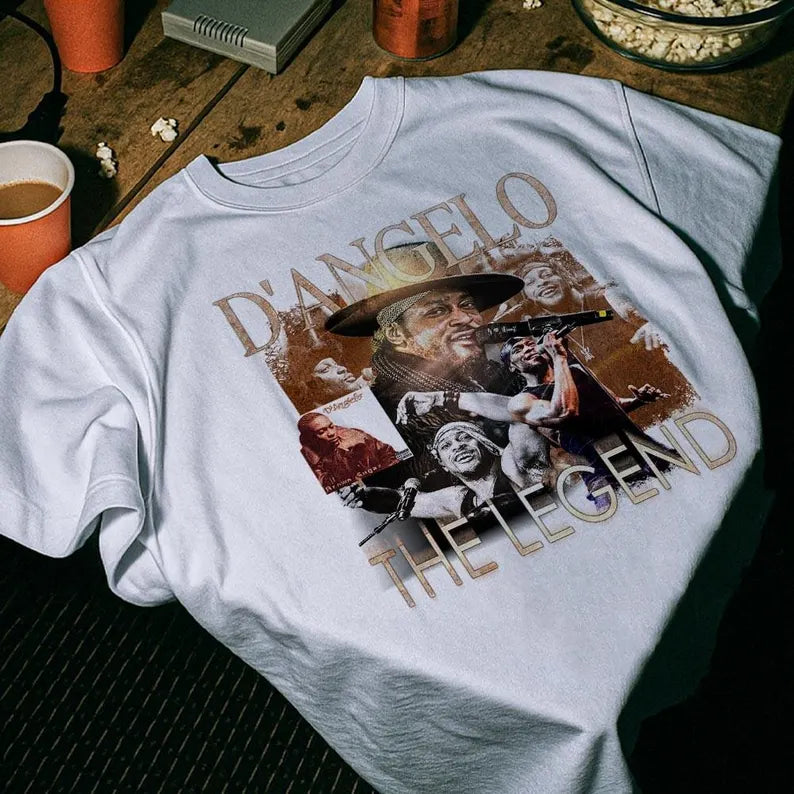D'angelo T Shirt, Brown Sugar Tour Tee, Concert Merch, Vntg Rap Tee 90s Rnb 2000's Music, RIP Legend Music T-Shirt Ady Store