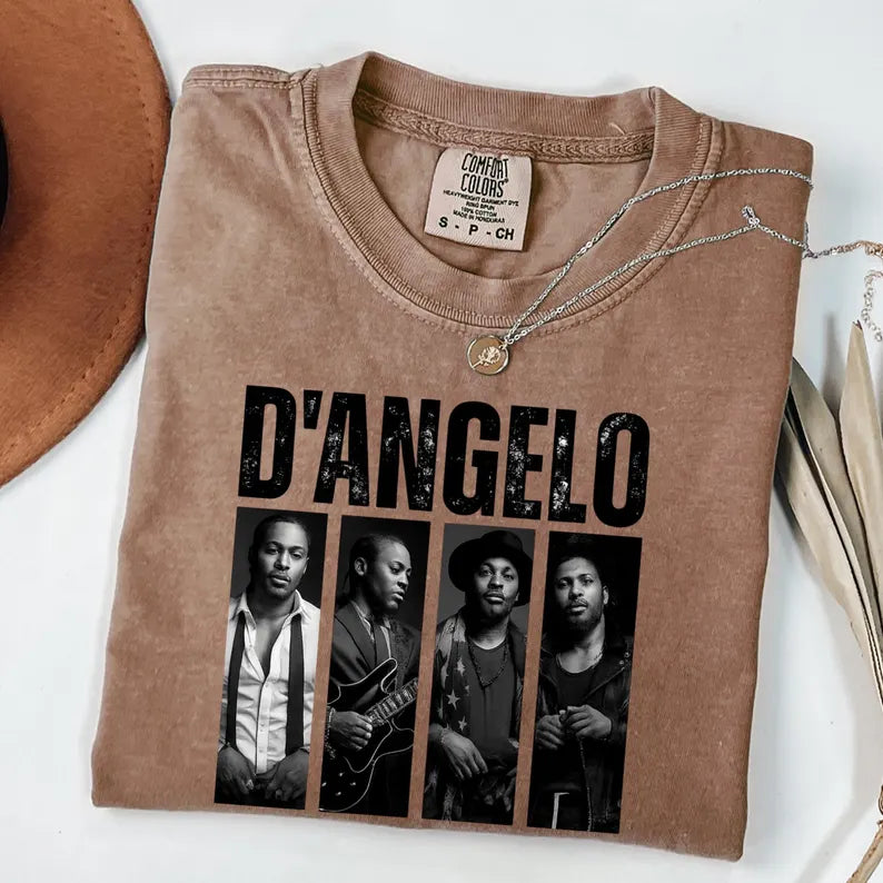 D'angelo Shirt, Brown Sugar, Vntg Rap Tee, 90s rnb 2000's music,Neo Soul, Music T-Shirt, D'angelo Memories T Shirt Ady Store