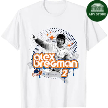 Alex Bregman Houston Baseball Sket One x MLB Players T-Shirt Ady Store