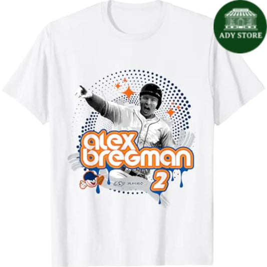 Alex Bregman Houston Baseball Sket One x MLB Players T-Shirt Ady Store