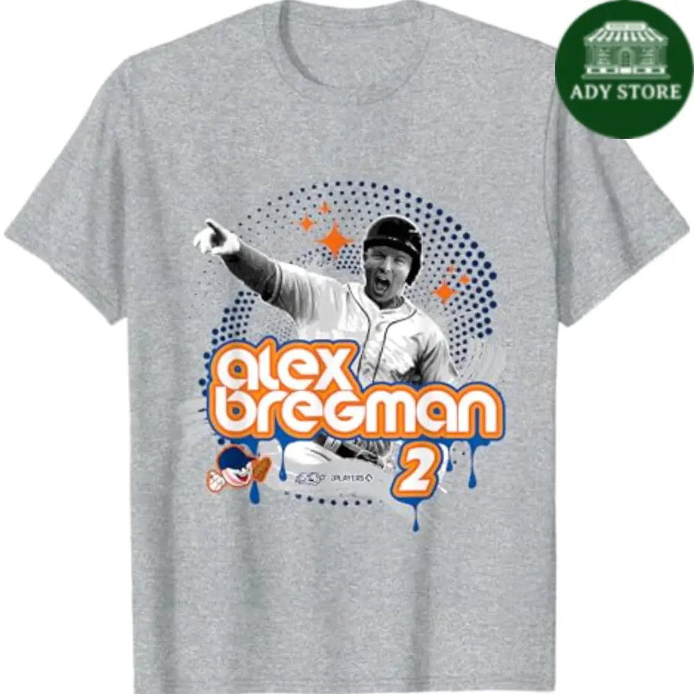 Alex Bregman Houston Baseball Sket One x MLB Players T-Shirt Ady Store