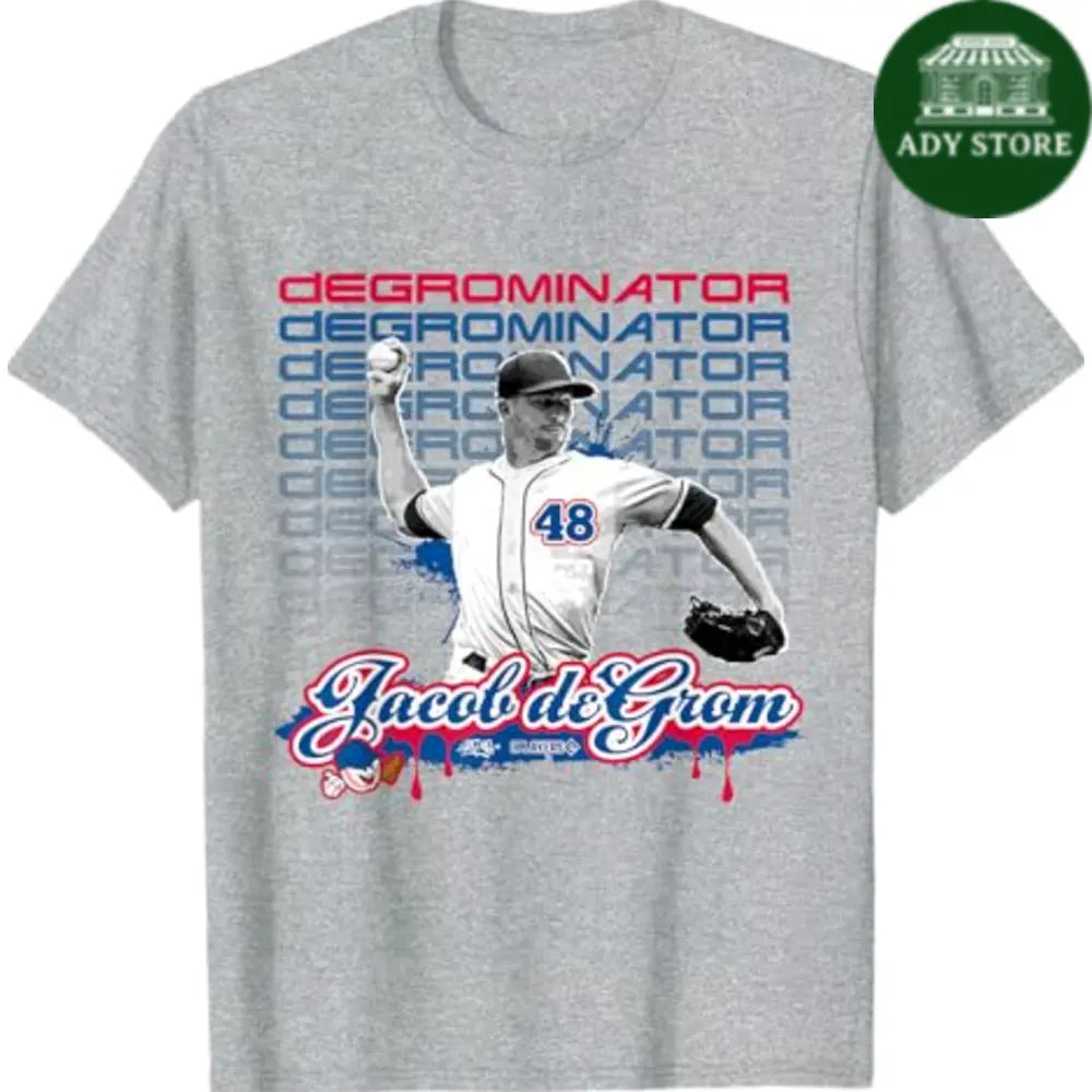 Jacob deGrom Texas Baseball Sket One x MLB Players T-Shirt Ady Store