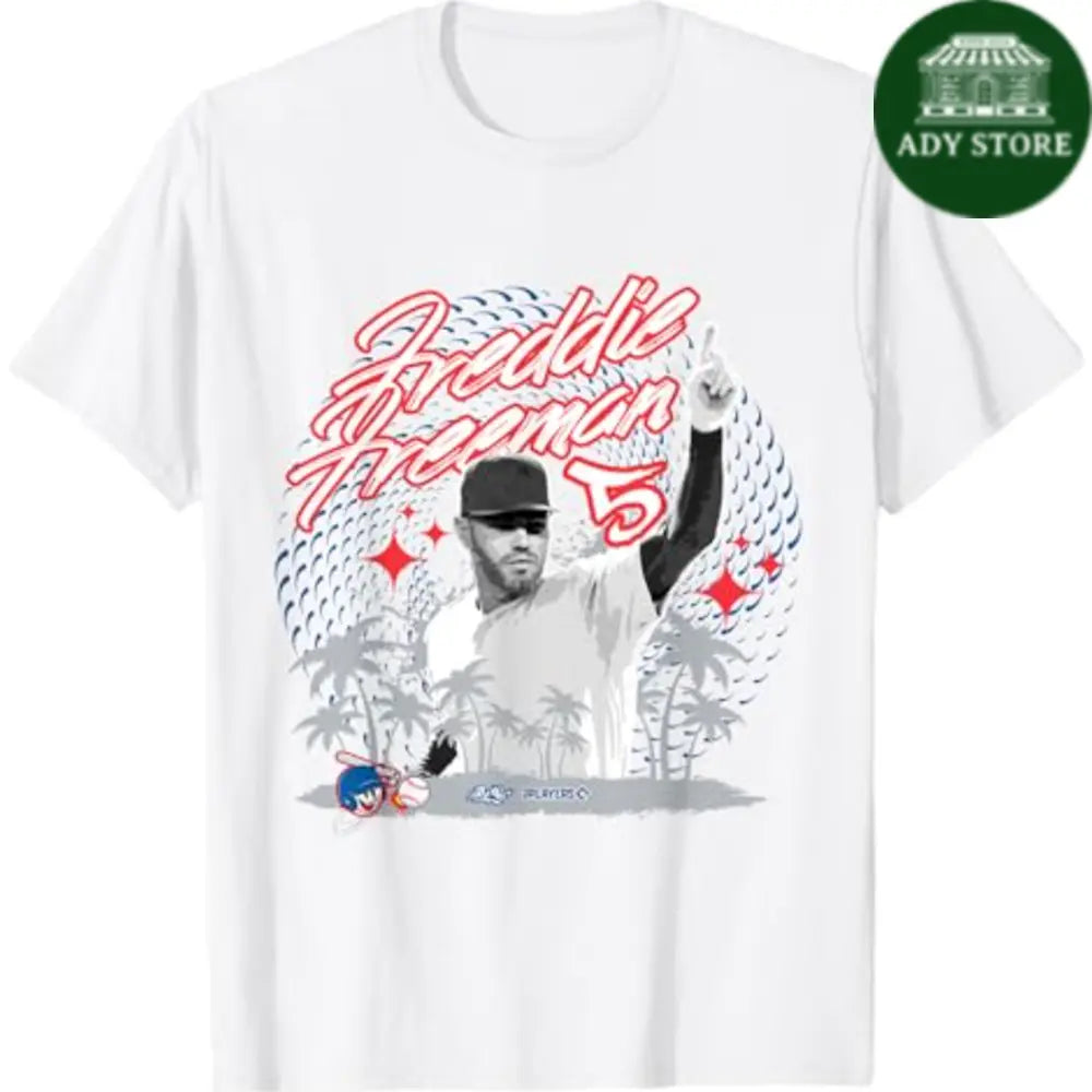 Freddie Freeman Los Angeles Baseball Sket One x MLB Players T-Shirt Ady Store