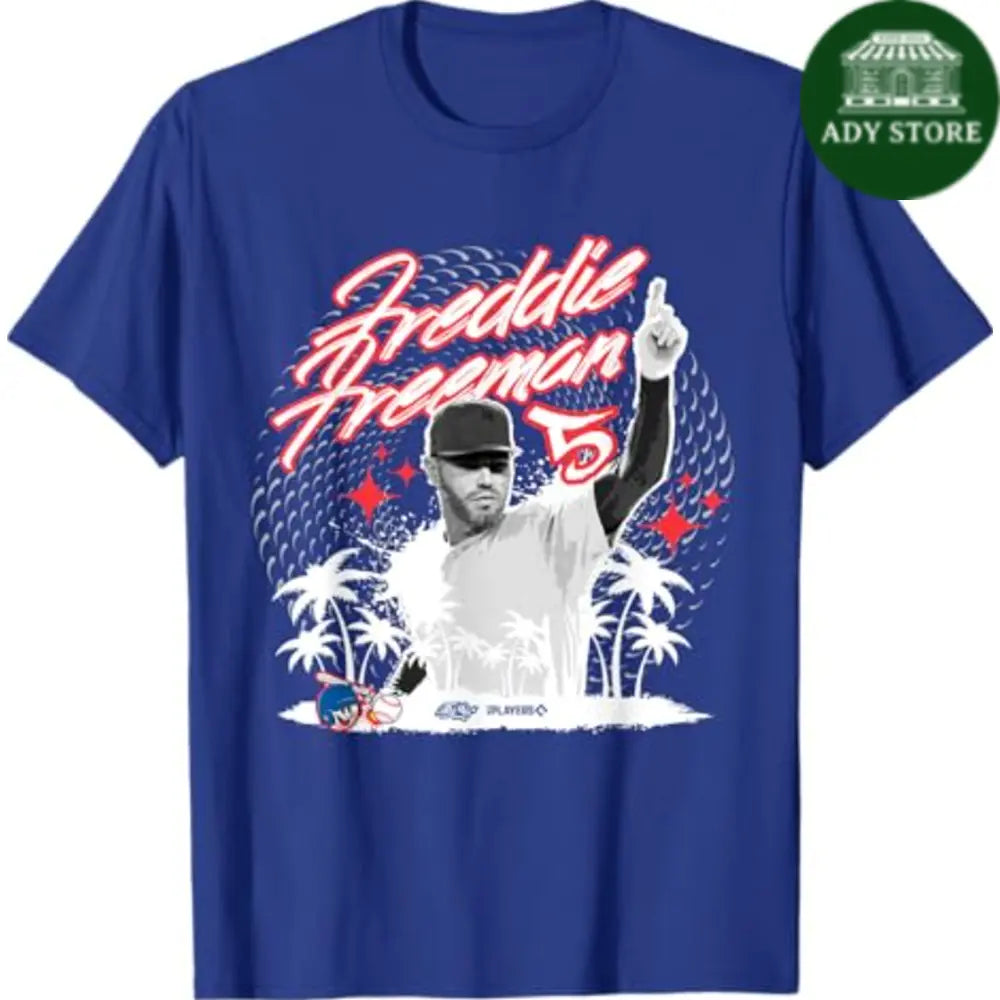 Freddie Freeman Los Angeles Baseball Sket One x MLB Players T-Shirt Ady Store