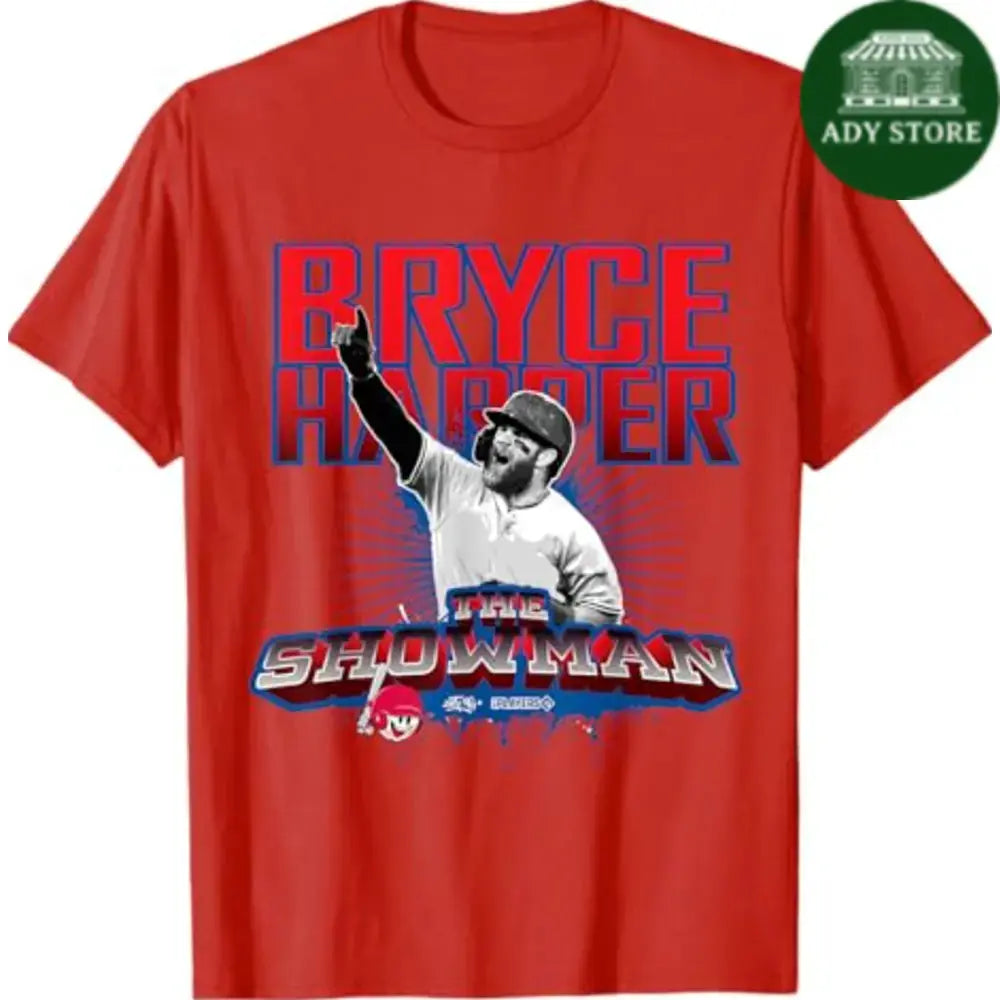 Bryce Harper Philadelphia Baseball Sket One x MLB Players T-Shirt Ady Store