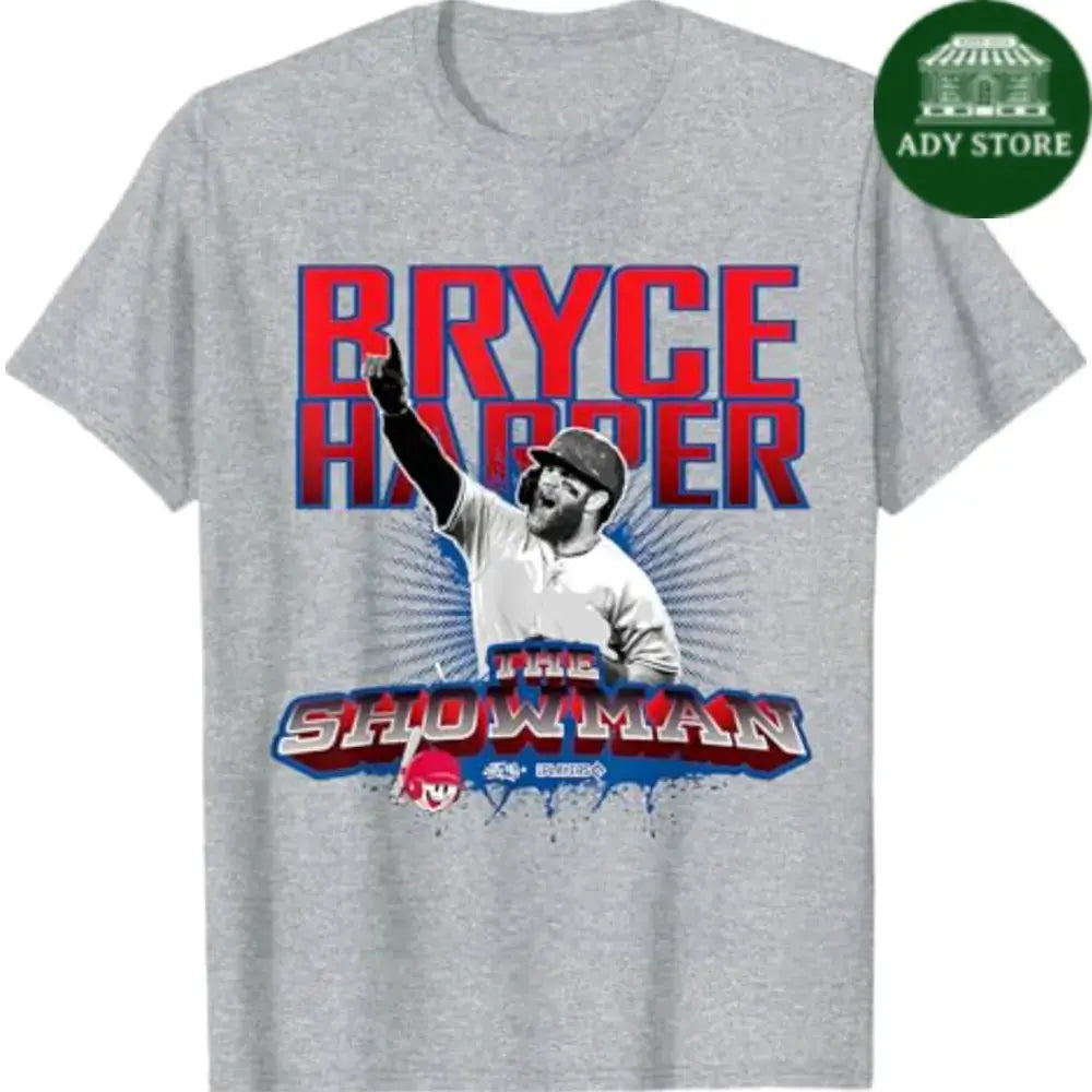 Bryce Harper Philadelphia Baseball Sket One x MLB Players T-Shirt Ady Store