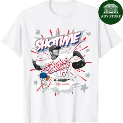 Shohei Ohtani Samurai Los Angeles Baseball Sket One x MLBPA T-Shirt Ady Store