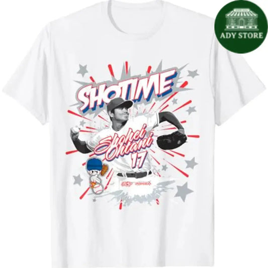 Shohei Ohtani Samurai Los Angeles Baseball Sket One x MLBPA T-Shirt Ady Store