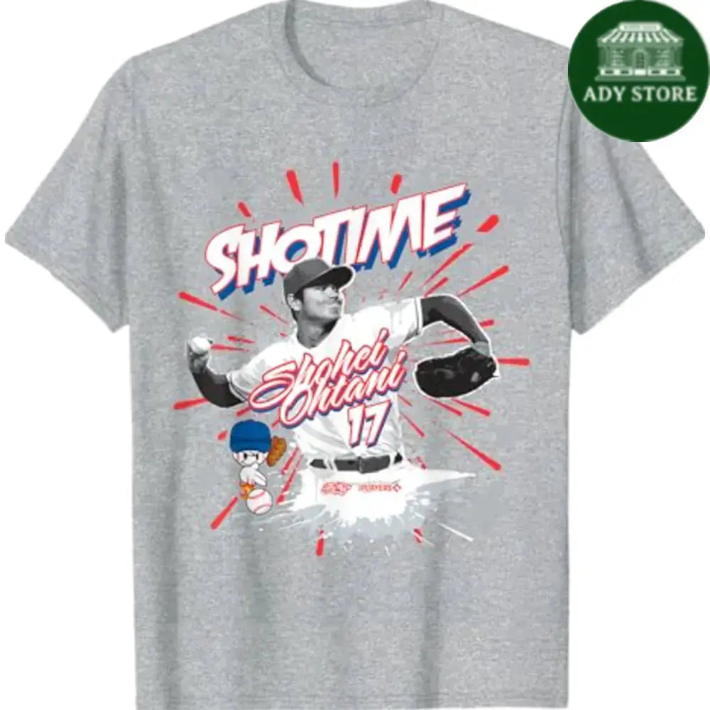Shohei Ohtani Samurai Los Angeles Baseball Sket One x MLBPA T-Shirt Ady Store