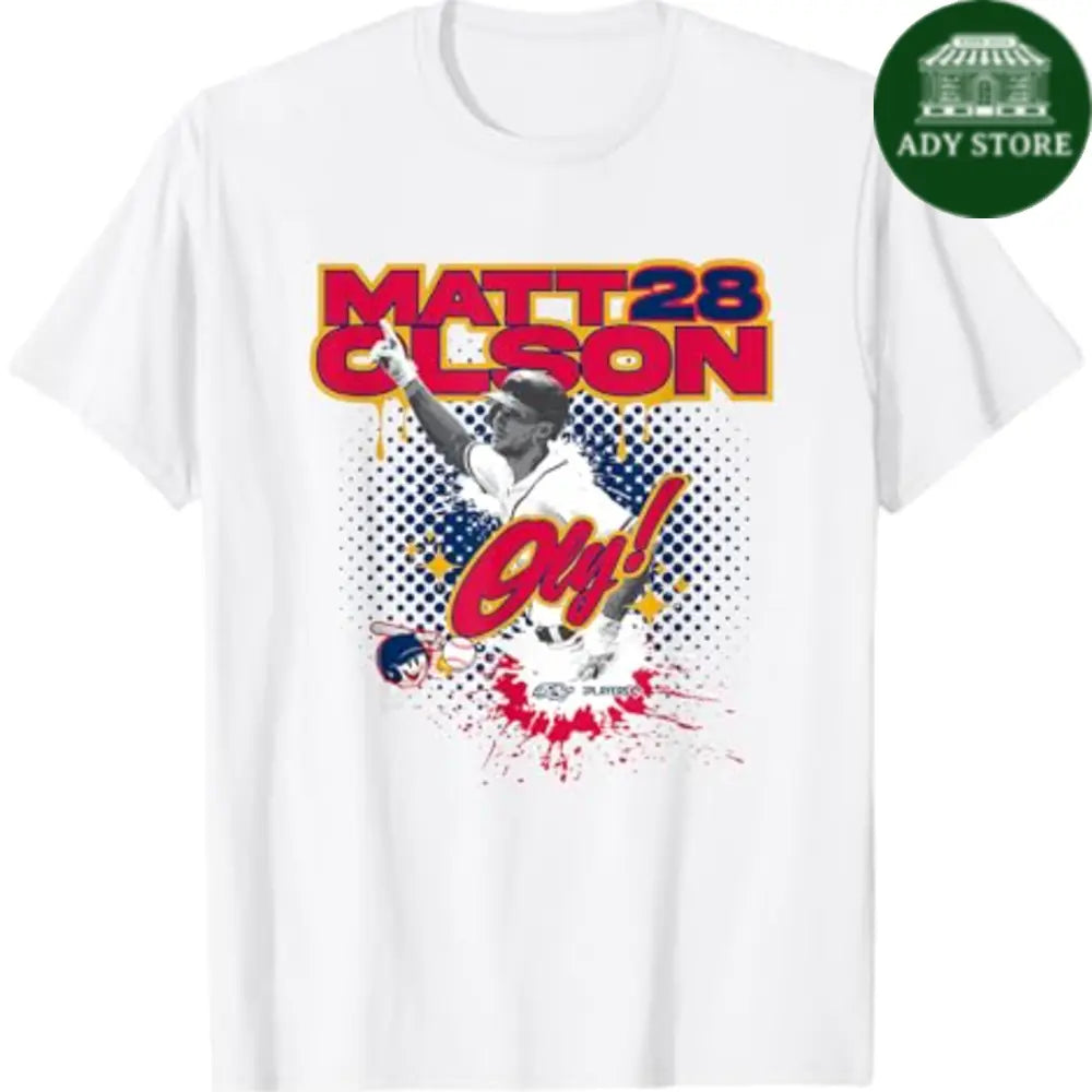 Matt Olson Atlanta Baseball Sket One x MLB Players T-Shirt