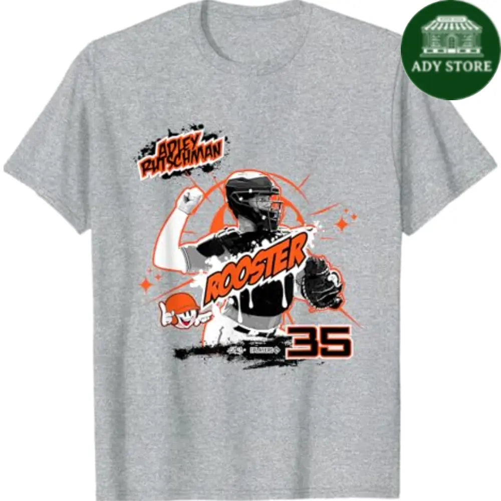 Adley Rutschman Baltimore Baseball Sket One x MLB Players T-Shirt Ady Store